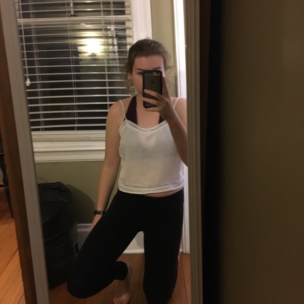 White tank top